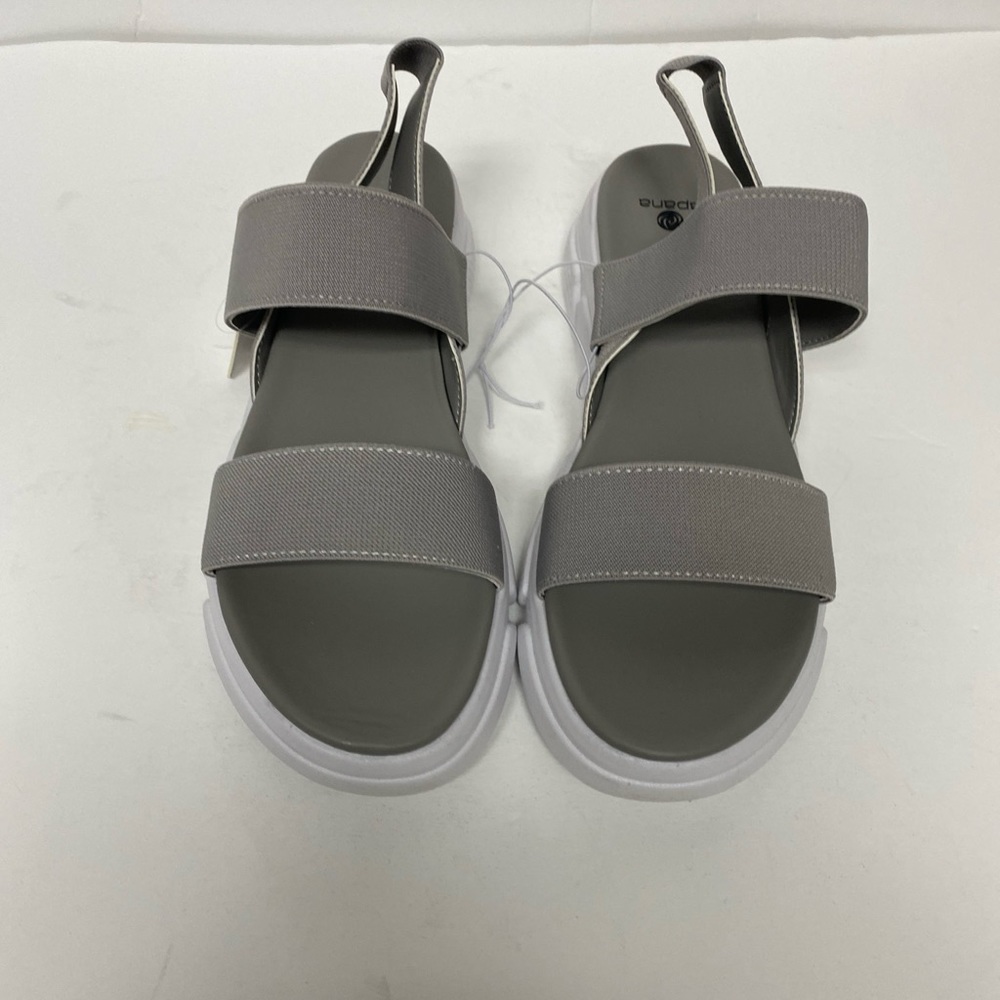 Apana Women’s Sandals Outdoors Grey Sling- Back Wedge Sandals Size 11